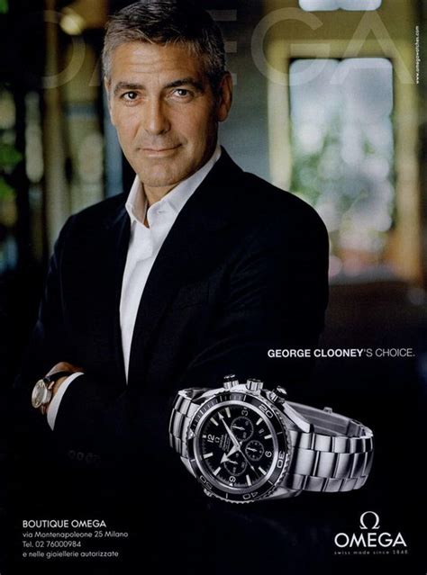 george clooney omega ad.